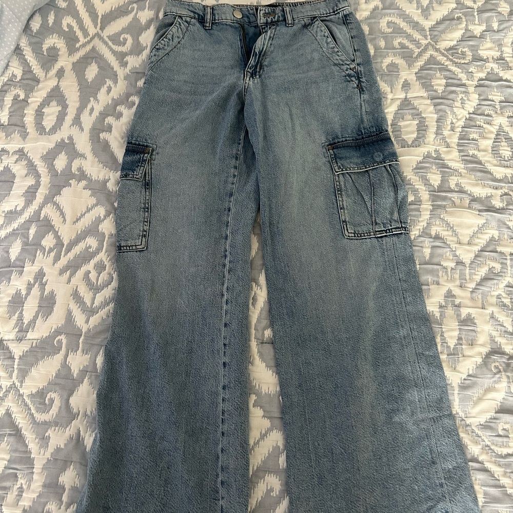 Aeropostale Women's Flare Blue Jeans
